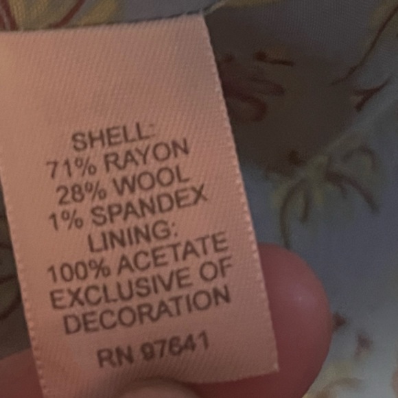 J. Jill Tweed Wool Velvet Trim Blazer Stretch Womens Size 6 - Picture 8 of 8